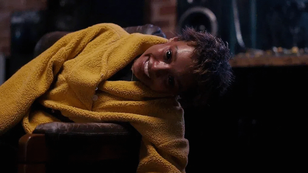 Talk to Me smiling
