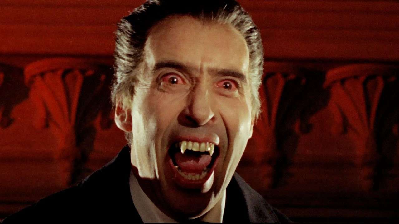 The incomparable Christopher Lee as Dracula